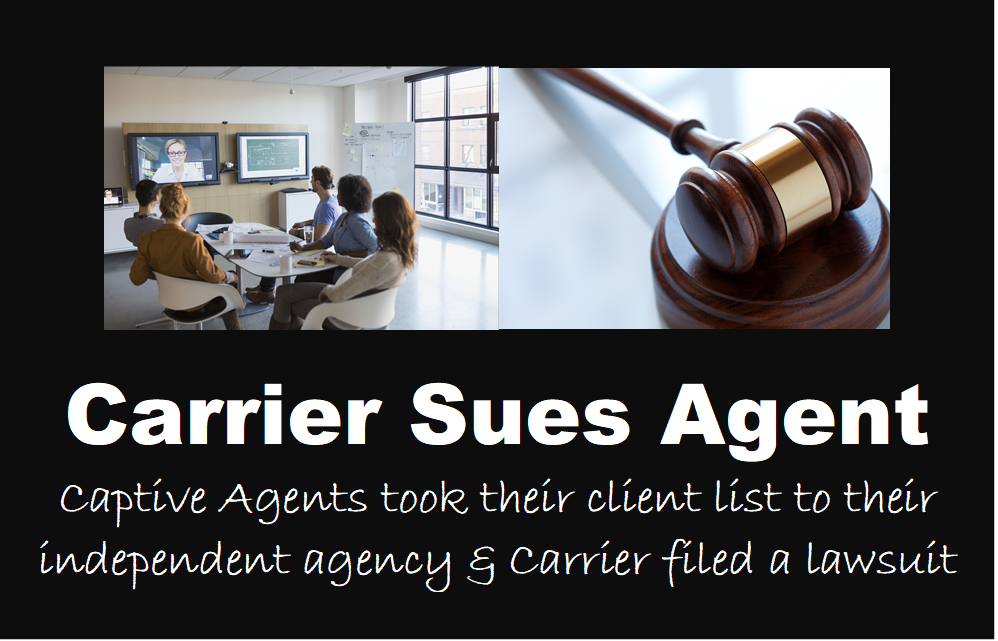 carrier sues agent
